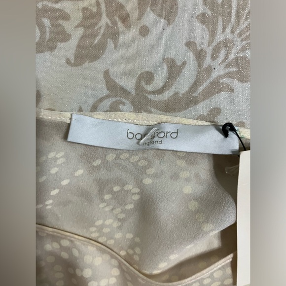 Bamford Cream Silk Kaftan - Picture 6 of 7